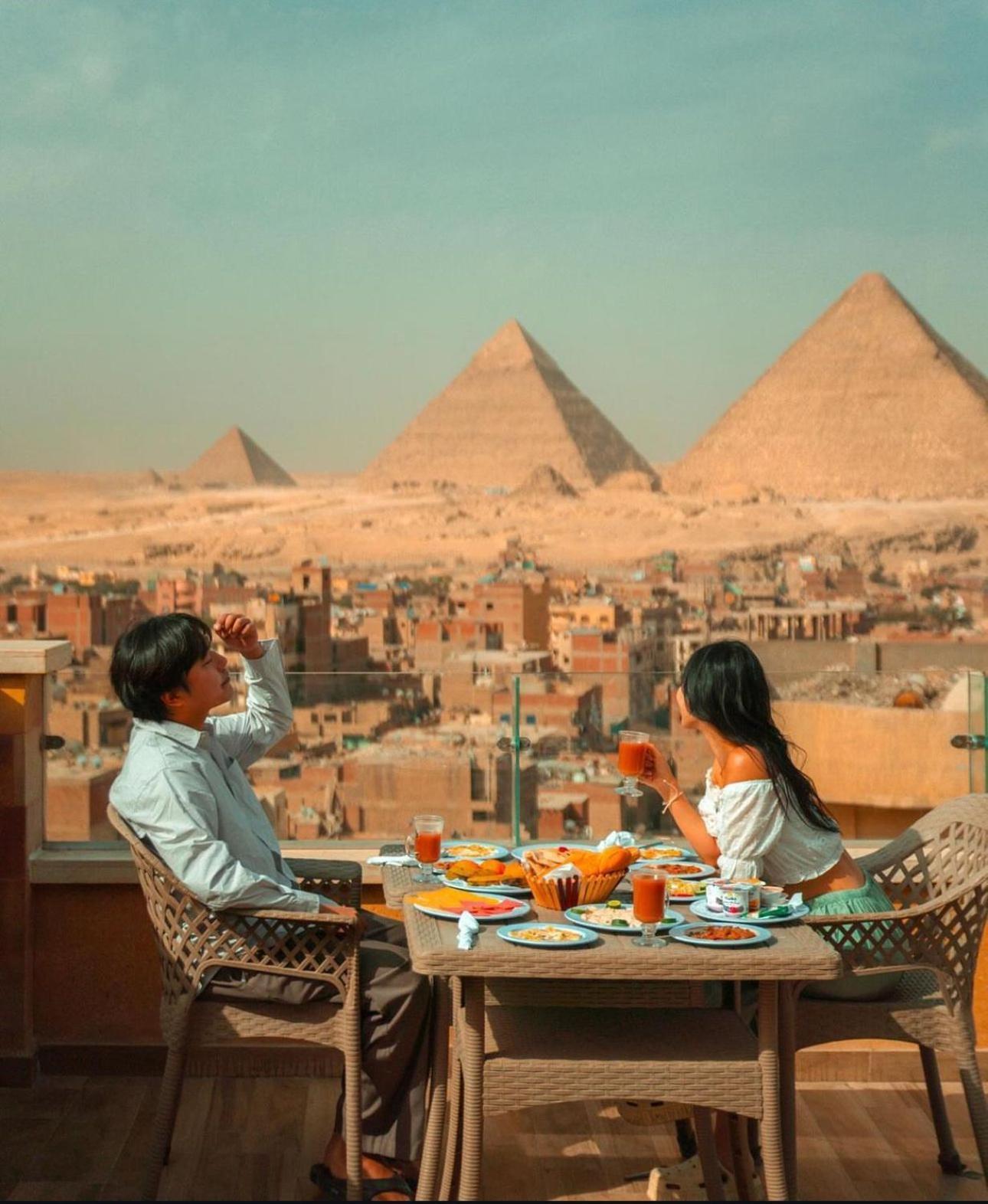 Celia Pyramids View Inn Nazlet el-Sisi Экстерьер фото